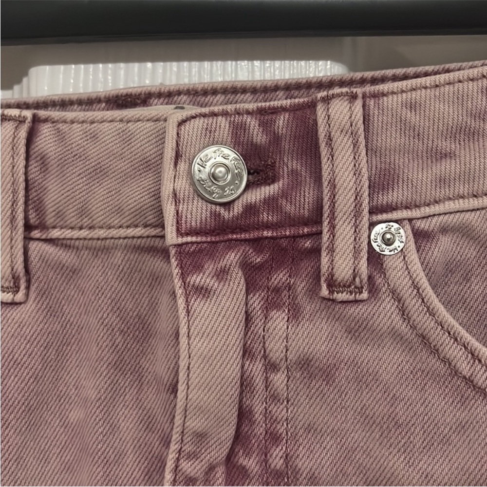 We the Free Dusty Pink Frayed Hem Denim Skirt - Picture 6 of 6